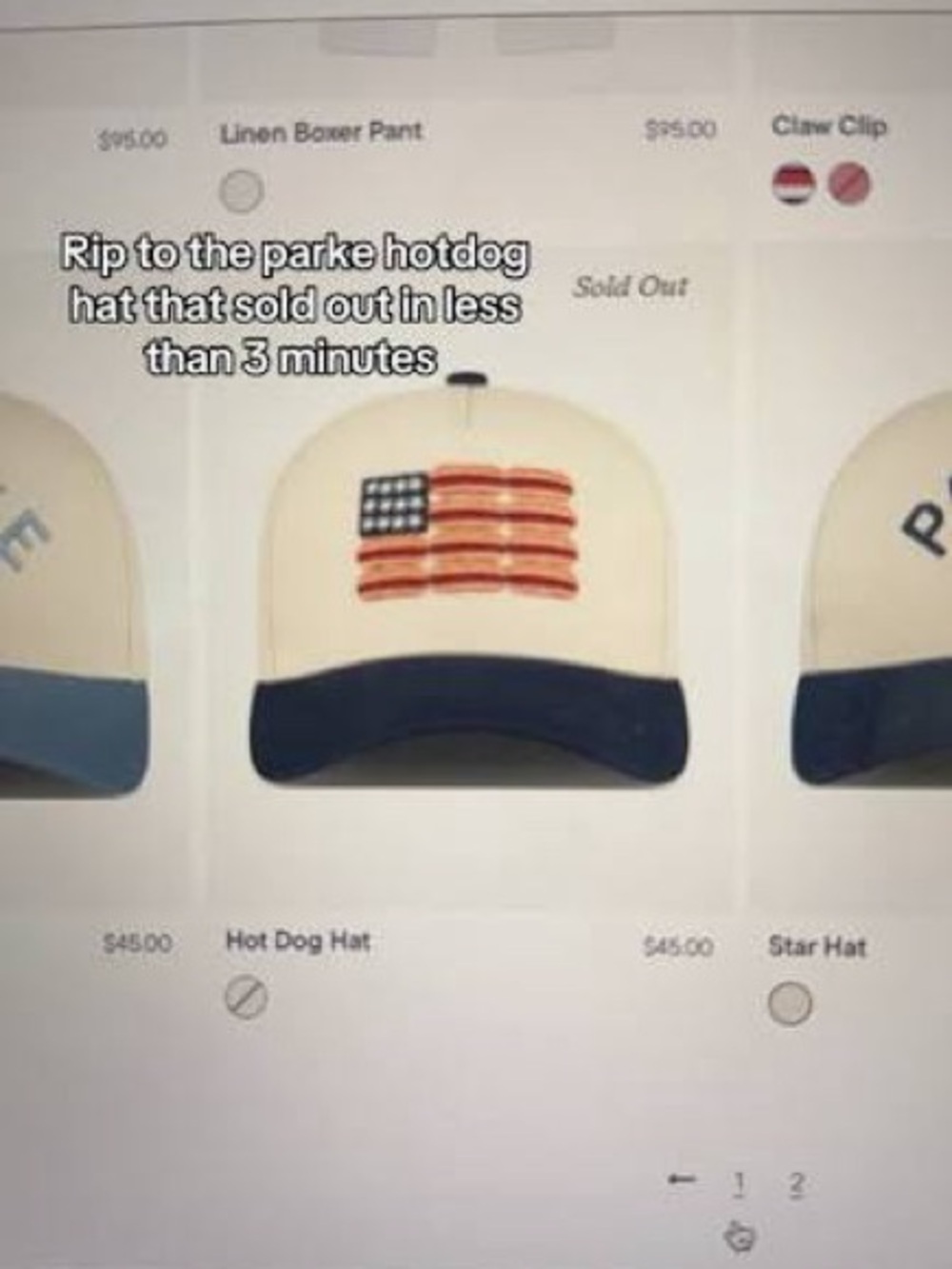 Parke hot dog hat - Picture 3 of 4